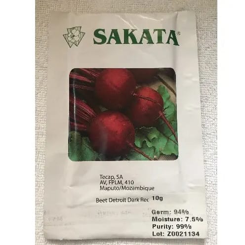 Beetroot Seeds - Detroit Dark Red - 10 Grams