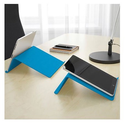Isberget Tablet Stand - Blue - 25×25cm
