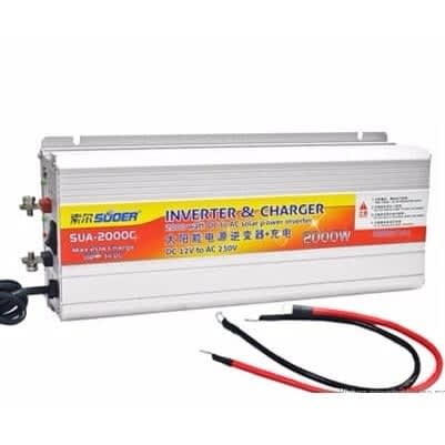 Suoer 2000 Watts Power Inverter With Inbuilt Charger 20amps