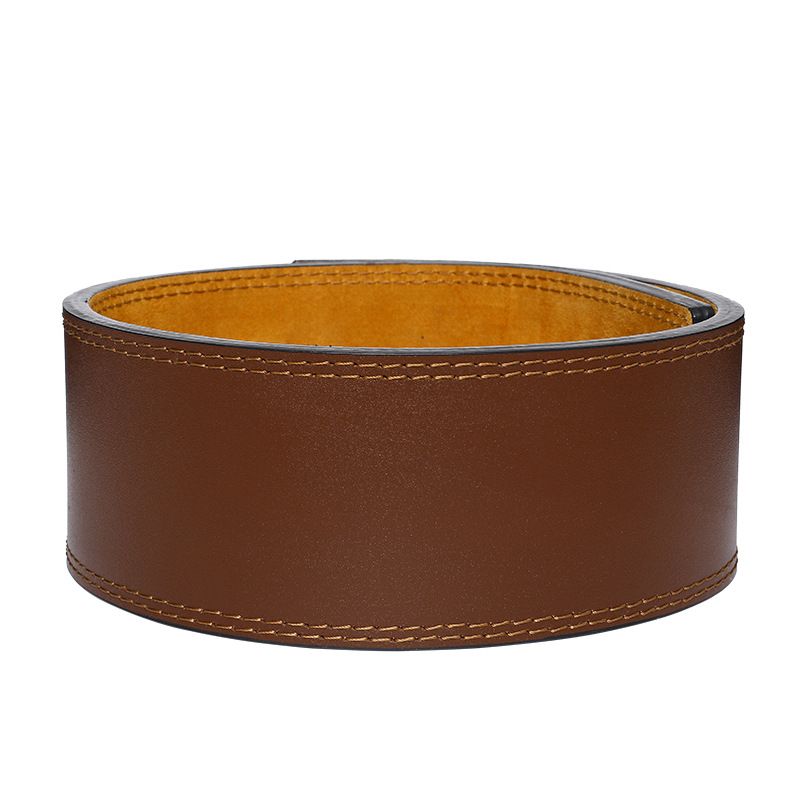 (Dark Brown)Fitness Belt New  Weightlifting Belt Bodybuilding Belt Barbell Powerlifting  Waist JIN