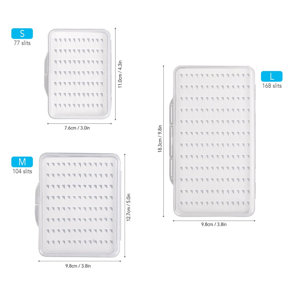 Fly Fishing Box Trout Flies Fly Box Storage Organizer Box