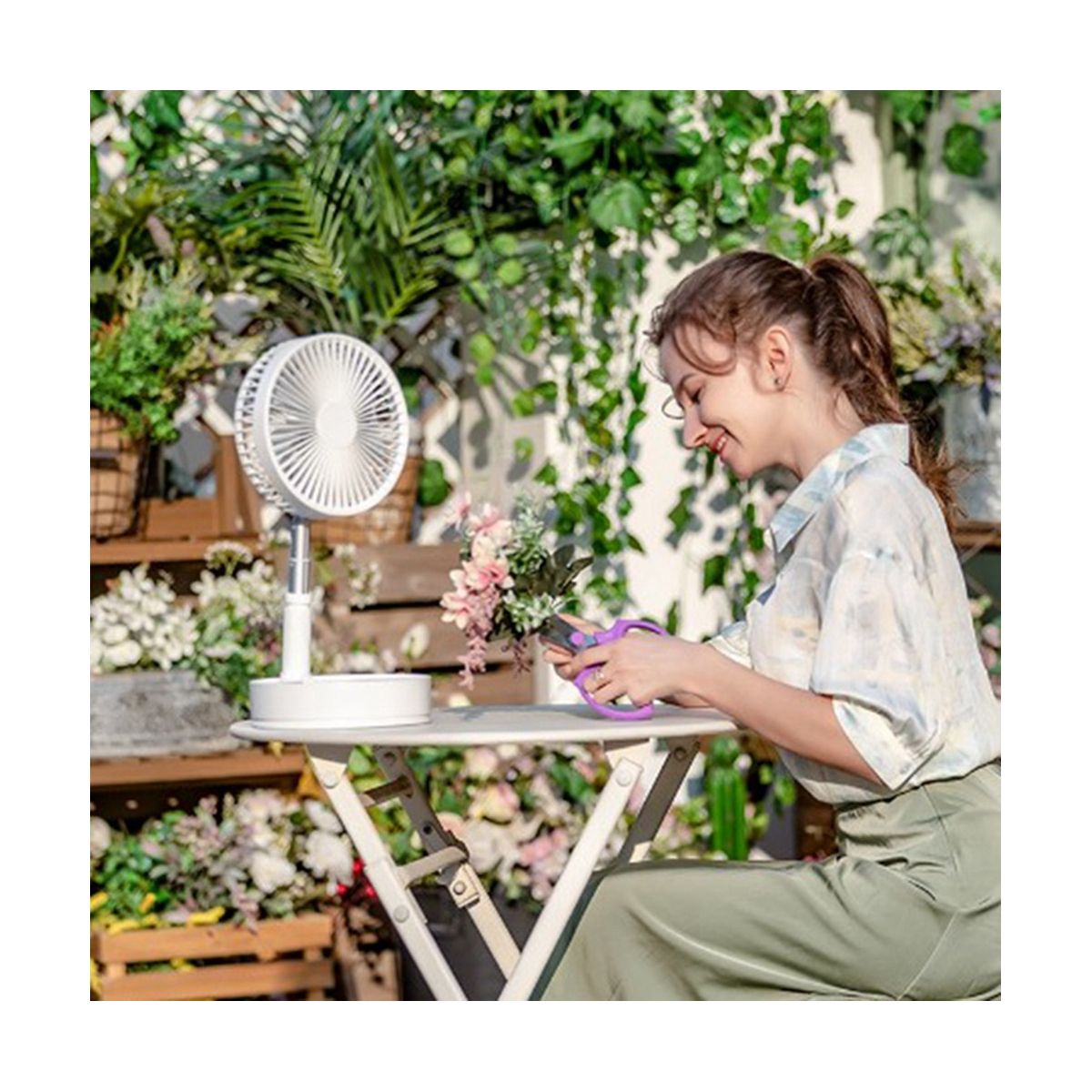 Convenient P10 10800MAh Home Electric Fan USB Desktop