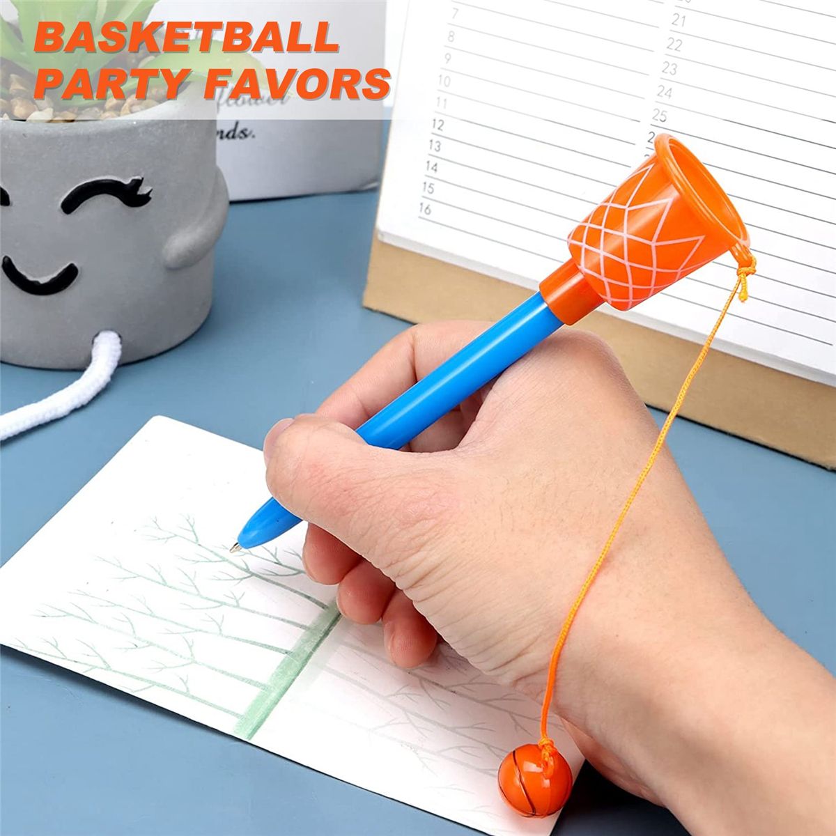 Basketball Hoop Basketball Party Favors -Sports Novelty with Basketball Toss for Sport Birthday Party
