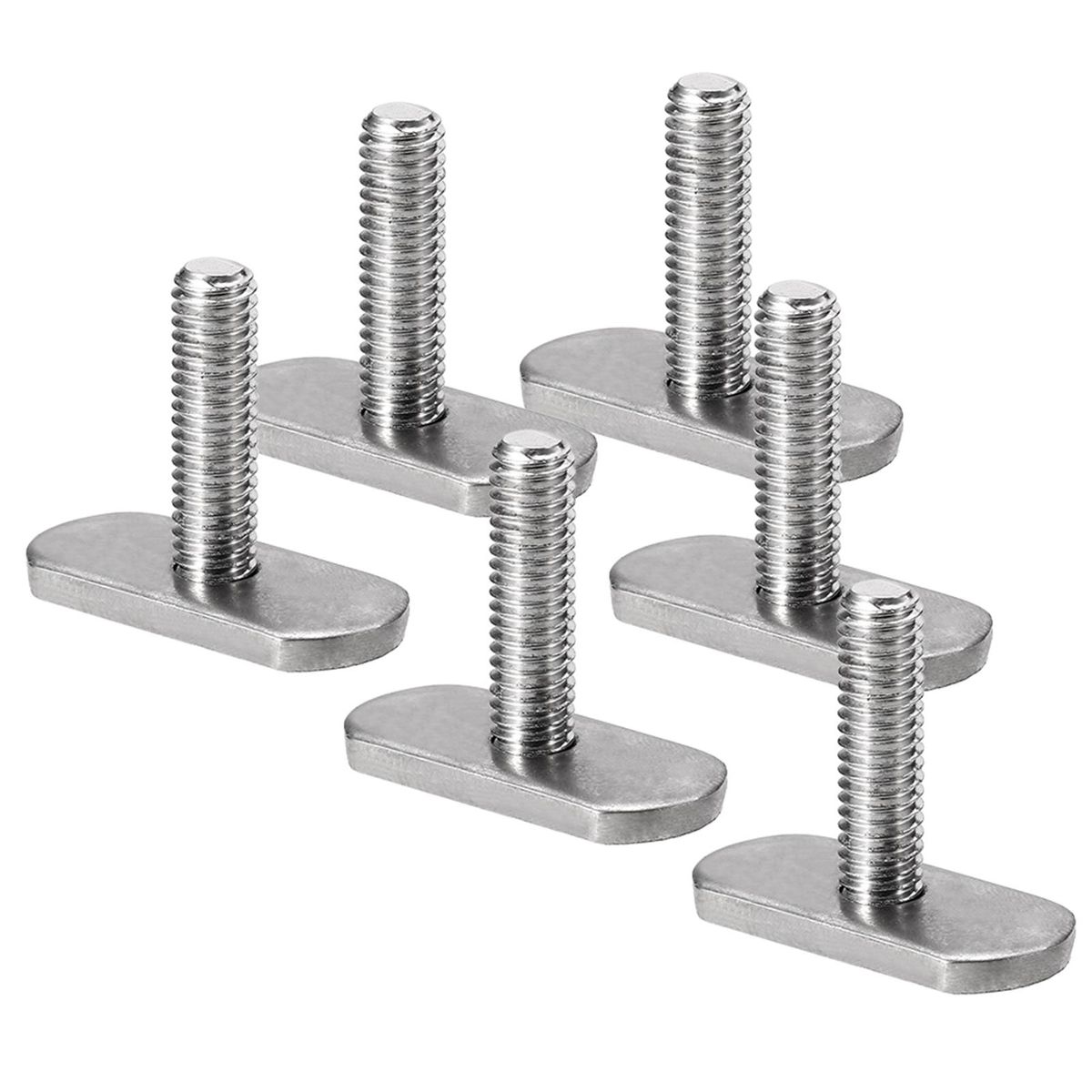 6Pcs Kayak Rails Screws Bolts Hardware Parts for Kayak Canoe Boat