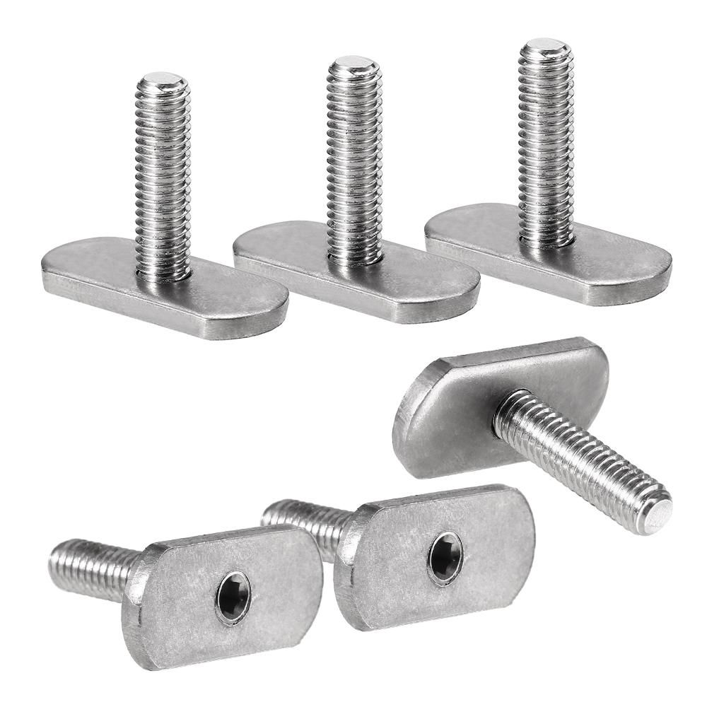 6Pcs Kayak Rails Screws Bolts Hardware Parts for Kayak Canoe Boat