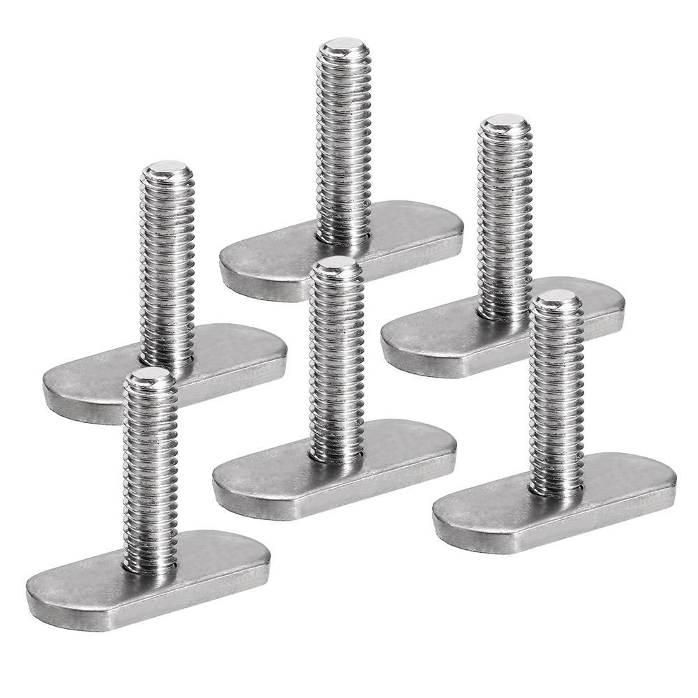 6Pcs Kayak Rails Screws Bolts Hardware Parts for Kayak Canoe Boat