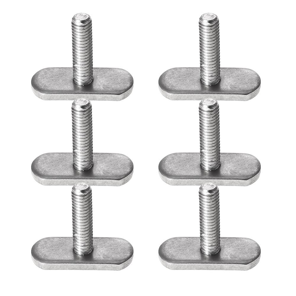 6Pcs Kayak Rails Screws Bolts Hardware Parts for Kayak Canoe Boat