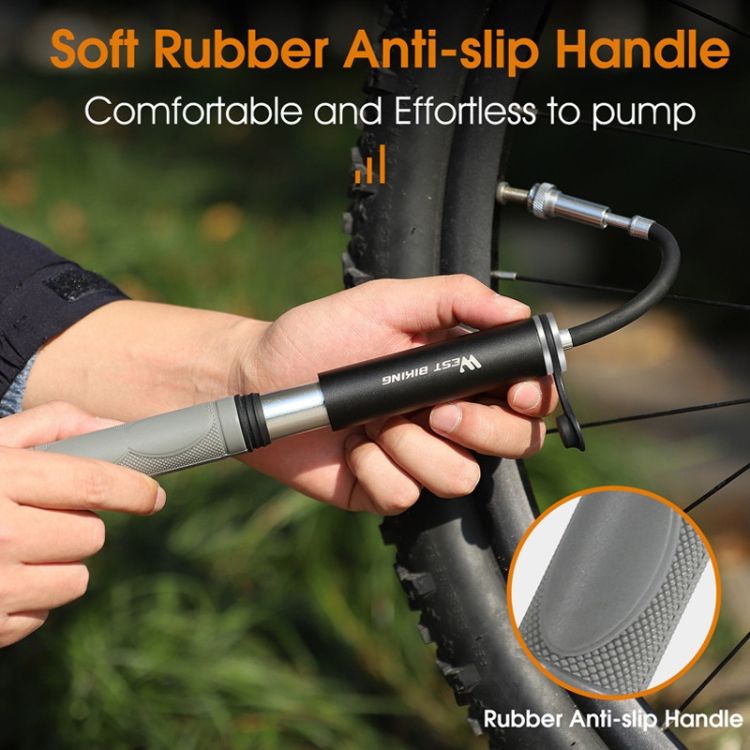 WEST BIKING Mountain Bike Portable High Pressure Pump