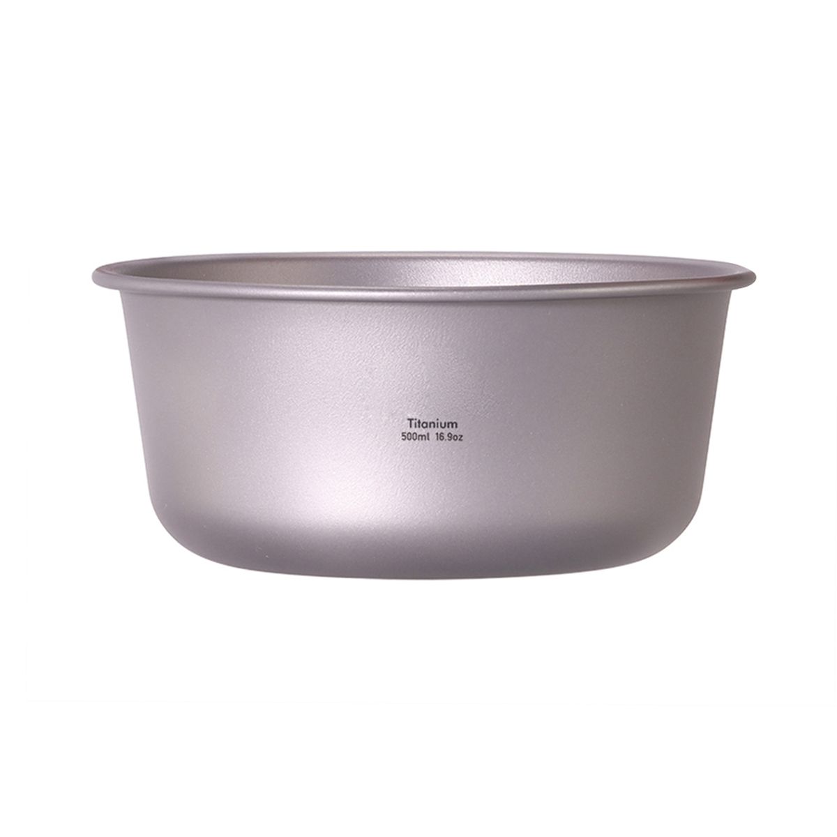 500ml Titanium Bowl Portable Lightweight Titanium Bowl With