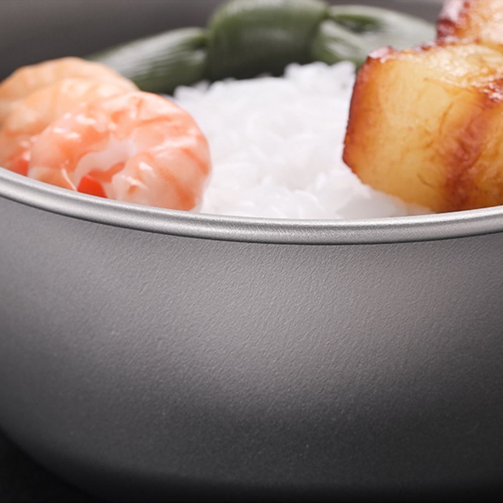500ml Titanium Bowl Portable Lightweight Titanium Bowl With