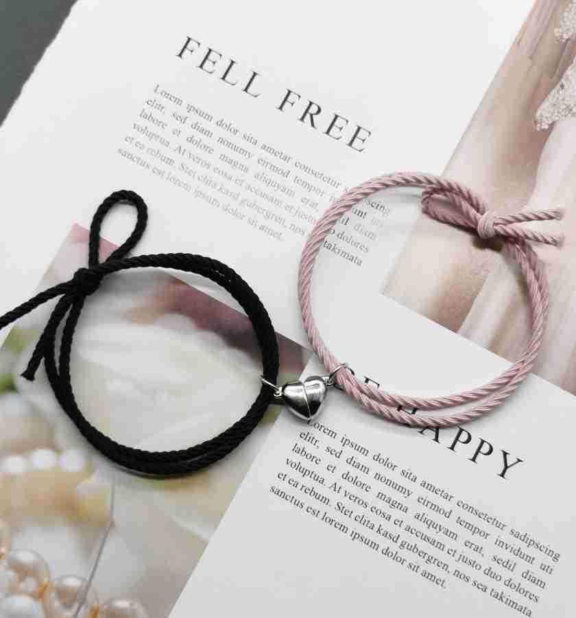 Love Magnet Suction Couple Bracelet