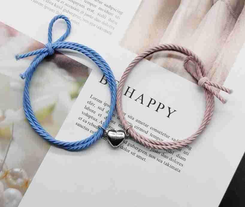 Love Magnet Suction Couple Bracelet