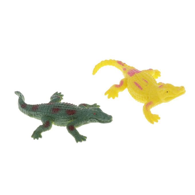 Insects Lifelike Animal Model Figures Simulation Toy Crocodile 12pcs