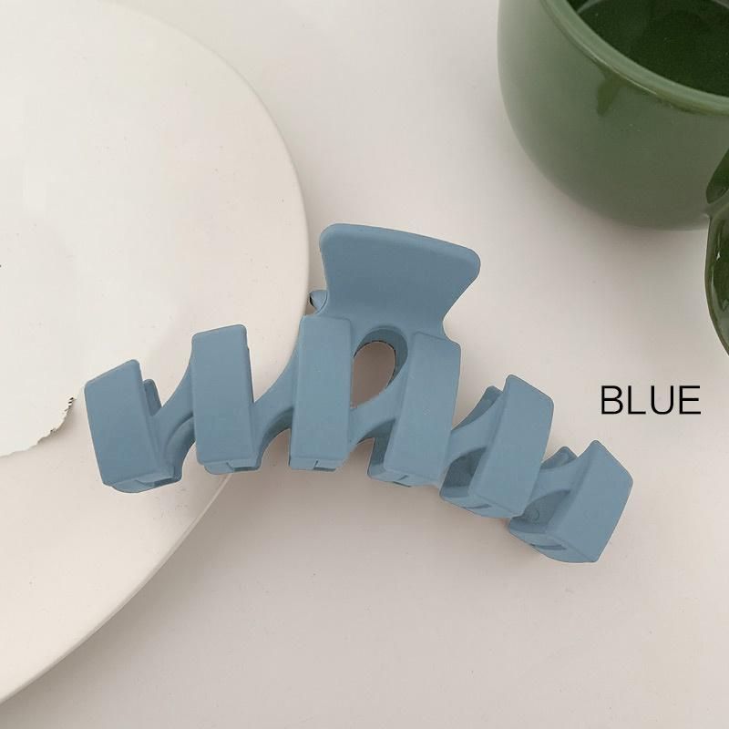 1PC Large Ponytail Shark Hair Clip for Women Blue