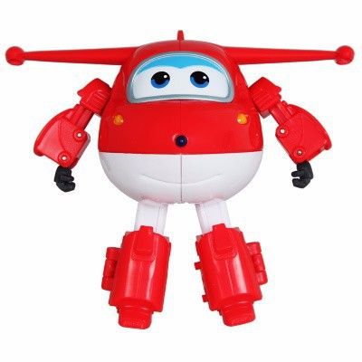 Big!!!15cm ABS Super Wings Deformation Airplane Robot