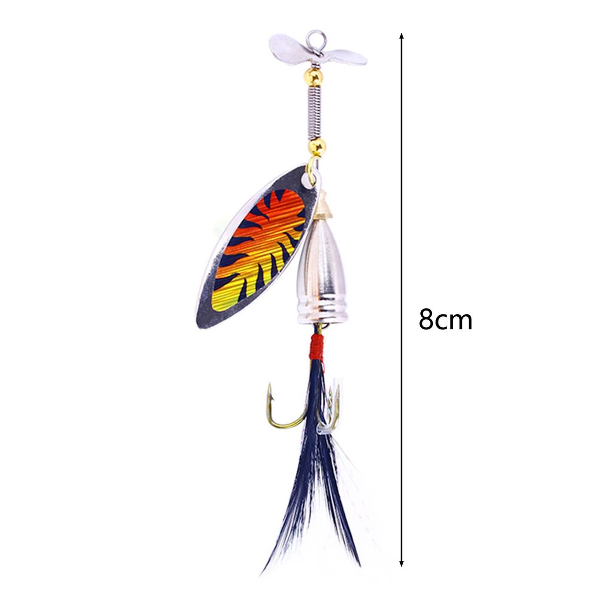 Fishing Bait Artificial Spoon Bait Sequins Lure Multicolor