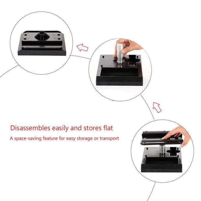 RC Car Stand Work Station Repair Tools  /12 1/10 1/8 Truck Buggy Black