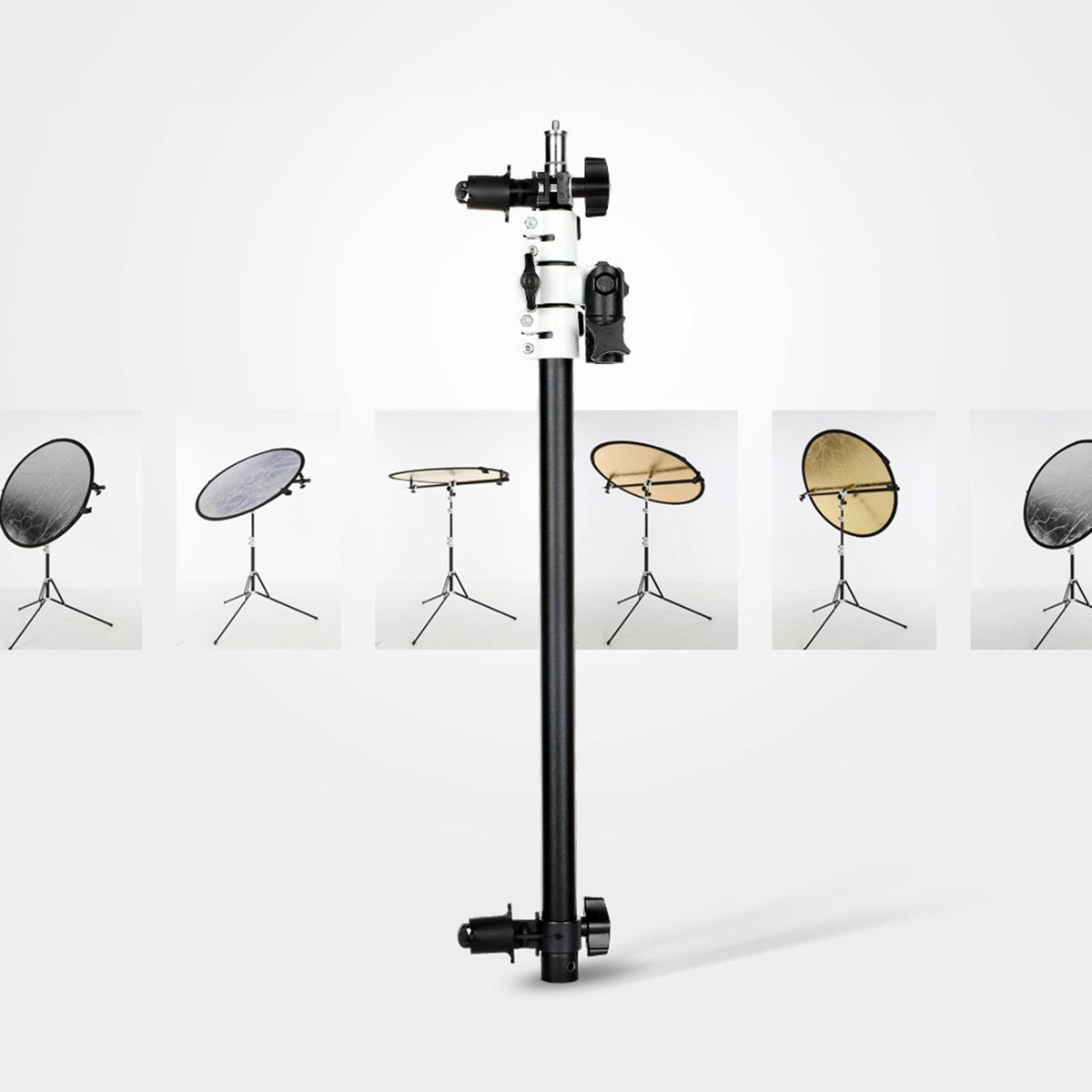 Adjustable Photography Studio Reflector Diffuser Holder Or Boom Arm