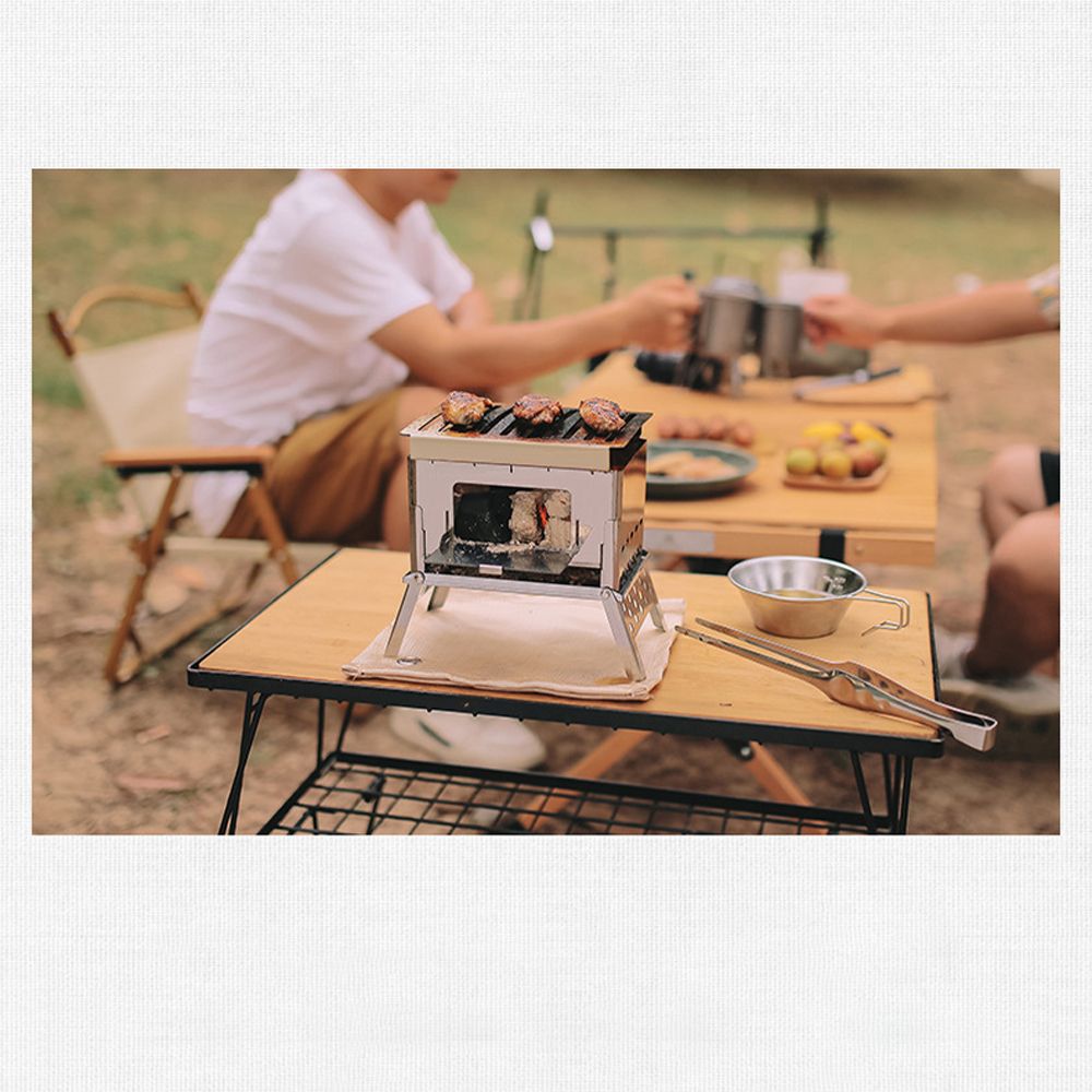 Outdoor Camping Detachable Stoves Portable Stainless Steel