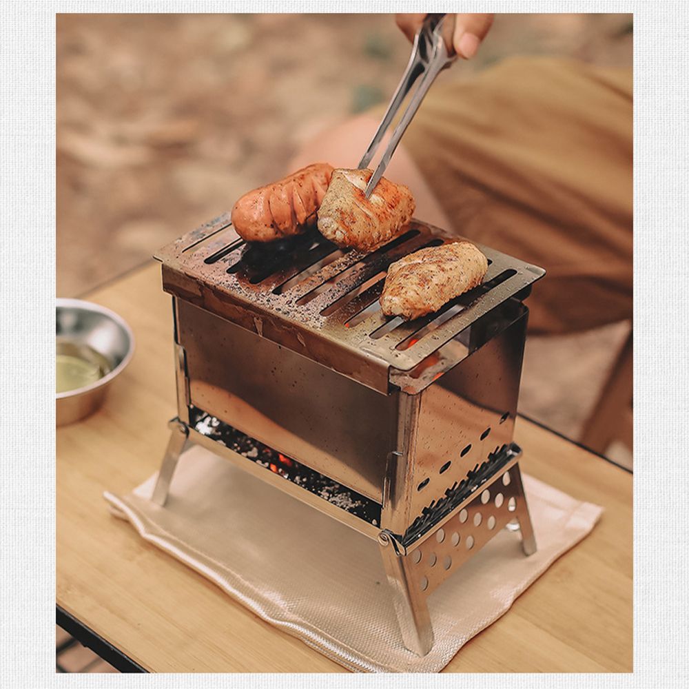 Outdoor Camping Detachable Stoves Portable Stainless Steel