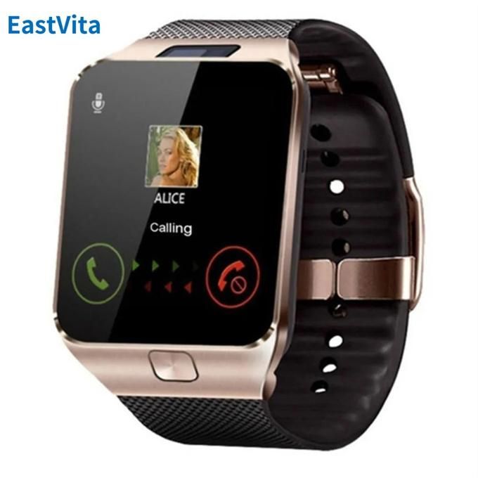 Men's Gold Smart Watch DZ09 Bluetooth Waterproof Watch