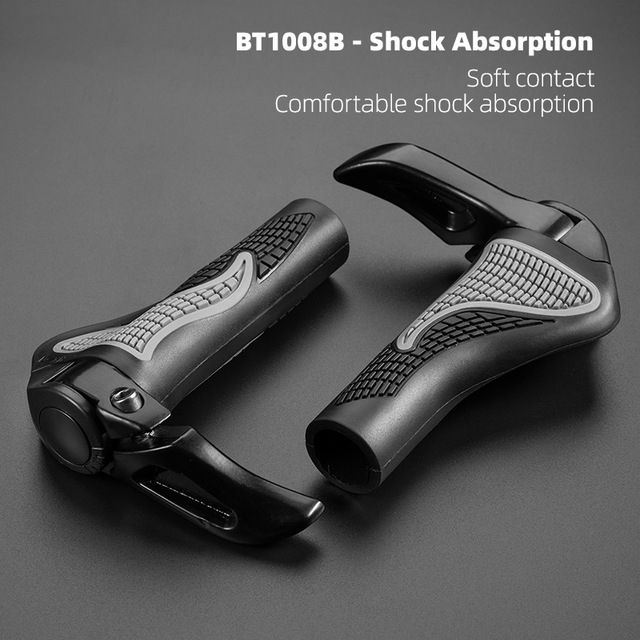 Rockbros Shofar Mtb Bike Grips Horns Vice Handleba