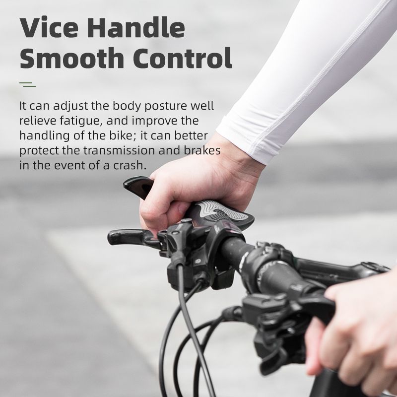 Rockbros Shofar Mtb Bike Grips Horns Vice Handleba