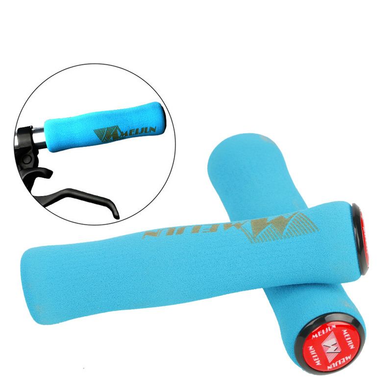1Pair Silicone MTB Bike Bicycle Grips Sponge Handlebar Soft Ultralight Grips  Brake Grips Silicone Silica Glove Handle Anti-skid