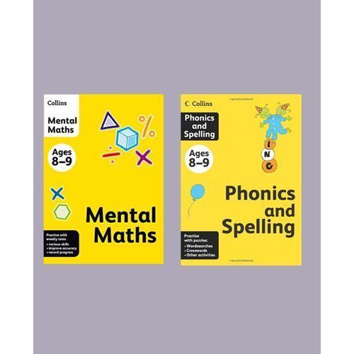 Collins Mental Maths And Collins Phonics And Spelling 8-9