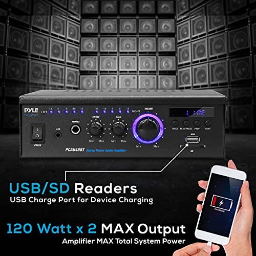 Bluetooth Mini Stereo Power Amplifier  2x120W Dual Channel S