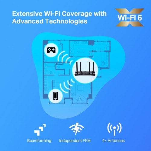 Archer Ax23 New Ax1800 Dual-band Wi-fi 6 Router
