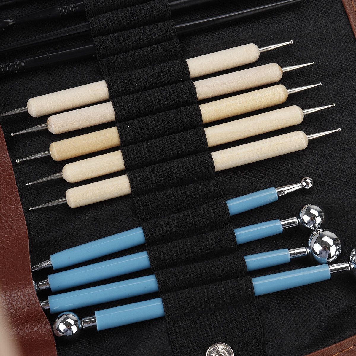 9/14/21/24/27/31/40/45/56/61PCS Pottery Sculpting Tools Clay Shapers Set Kit For Ceramics Hand DIY Modeling Carving And Kids Modeling Gift 31PCS Highly Rocommed!!
