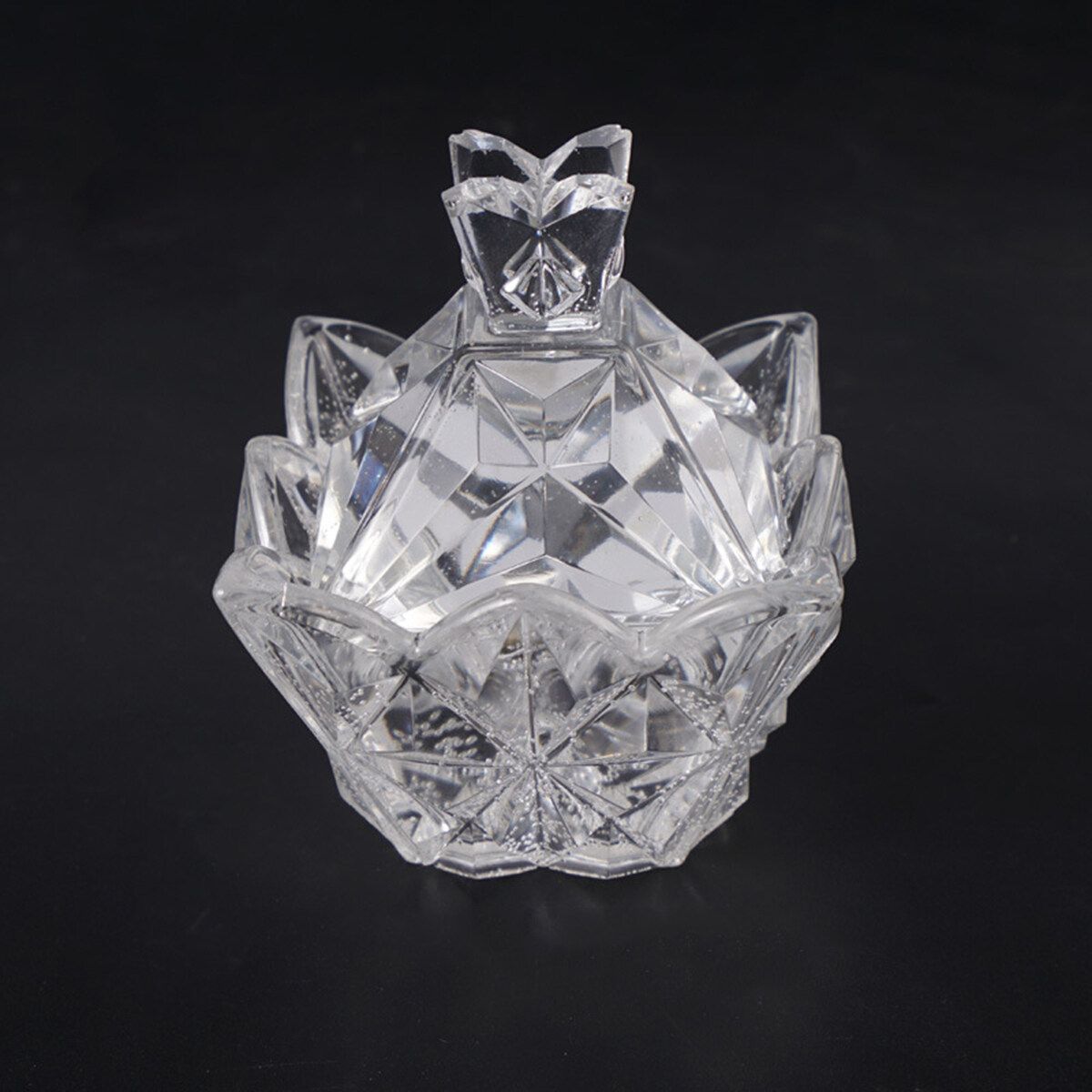 Silicone Mold Resin Epoxy Decorative Craft DIY Pyramid Diamond Storage Box