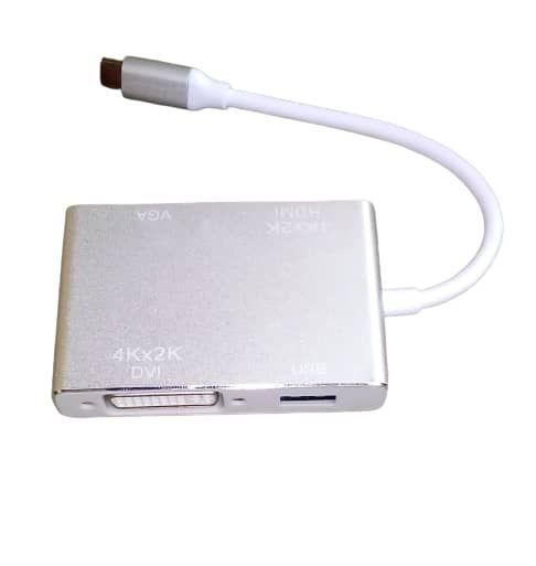 USB 3.1 USB C Type C To VGA DVI HDMI &USB 3.0 Adapter