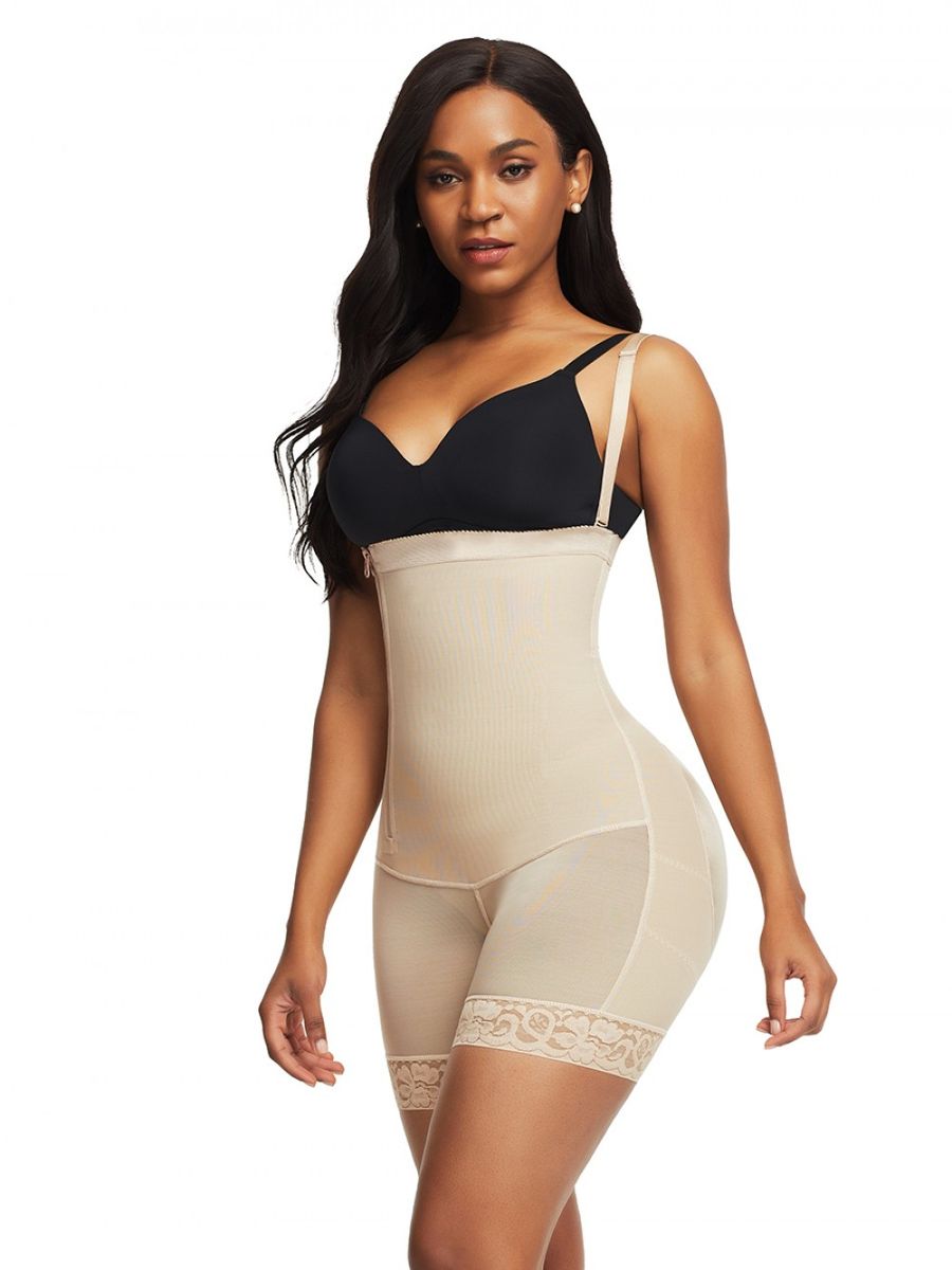 LOLA  SIDE ZIP AND HOOK COMPRESSION FAJA