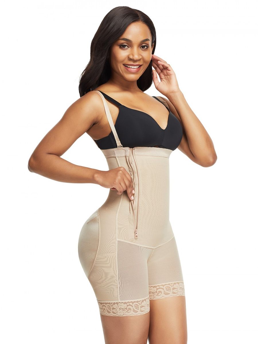 LOLA  SIDE ZIP AND HOOK COMPRESSION FAJA