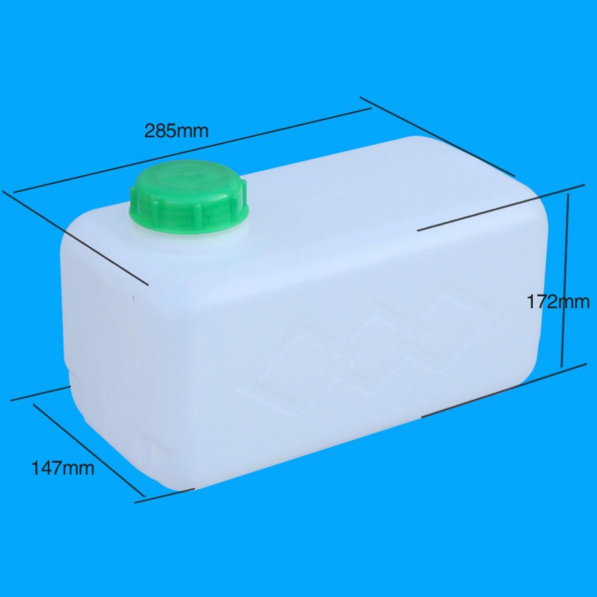 5L Plastic Fuel Oil Gasoline Tank For Car Truck Air  Green