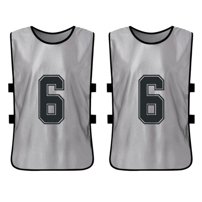 6 PCS Adults Basketball Pinnies Quick Drying Basketball