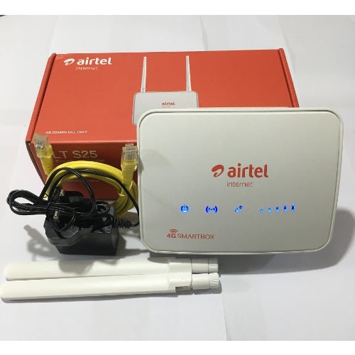 Airtel 4G LTE ZLT S25 Wireless Indoor Router With 120Gig Data Sim & Backup Battery