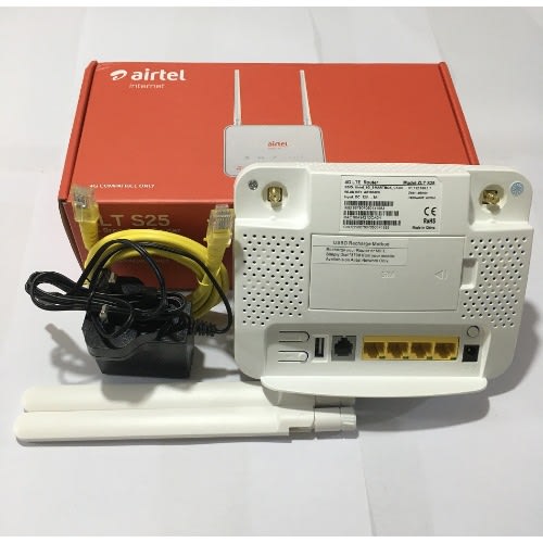 Airtel 4G LTE ZLT S25 Wireless Indoor Router With 120Gig Data Sim & Backup Battery