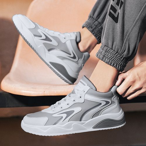 2021 Men's High-top White Shoes Sneakers Outdoor Sport Shoes