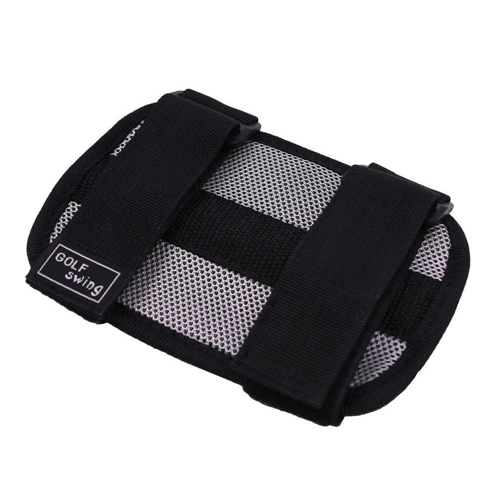 Golf Swing Trainer Golf Elbow Brace Arc Corrector Swing Training Straight Practice Arm Bending Alarm