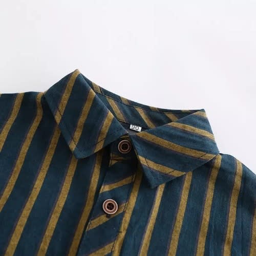 Kids Stripped Long Sleeve Shirt