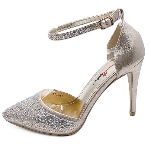 Women's Diamante Slip-on Court Shoes