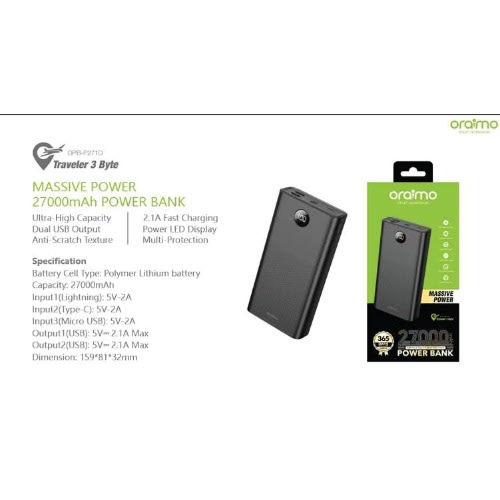 Power Bank - 27000mAh