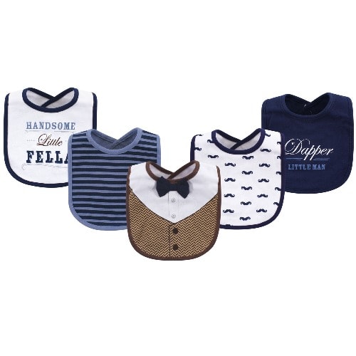 Baby Bib - Set Of 5 - Multicolor