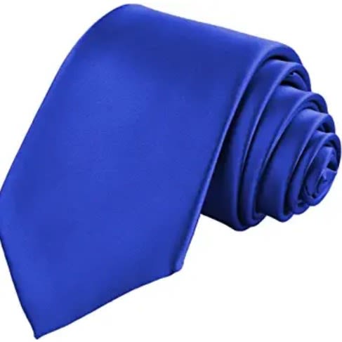 Men's Long Ties  - Set Of 2 -  Blue & Black