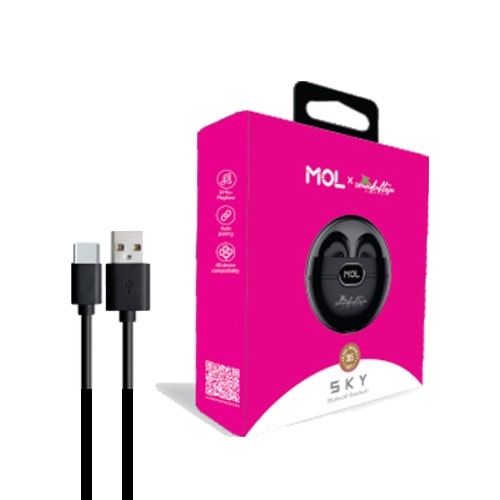 Sky Bluetooth Bass Buds - Black
