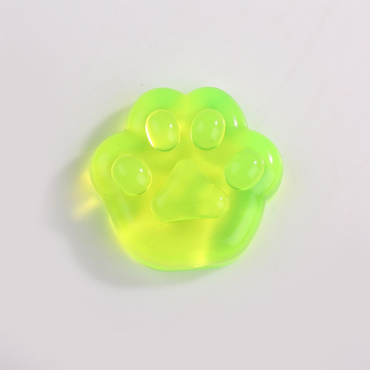 3Pcs Fidget Squishes Toys Squeezing Cat Paw Fidget Squishes Toys Green
