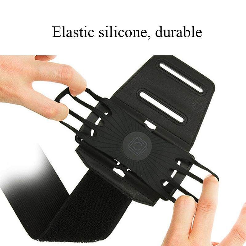 180° Rotation Gym Running Jogging Sport Armband Holder Case For 4-6'' Cell Phone Dian YaHei